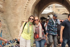 Laura and I in front of the medina