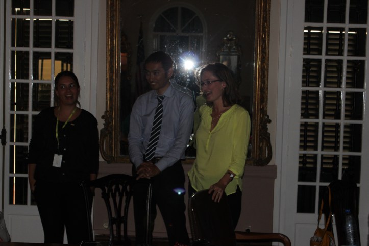 not the best picture but us speaking our native languages